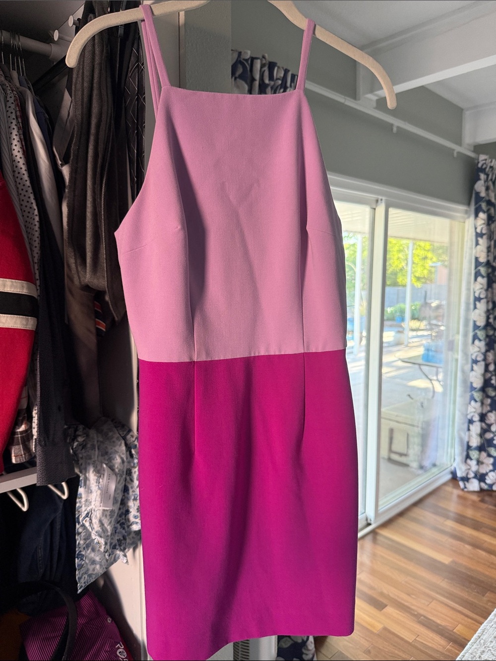 French Connection Two-Tone Pink Dress